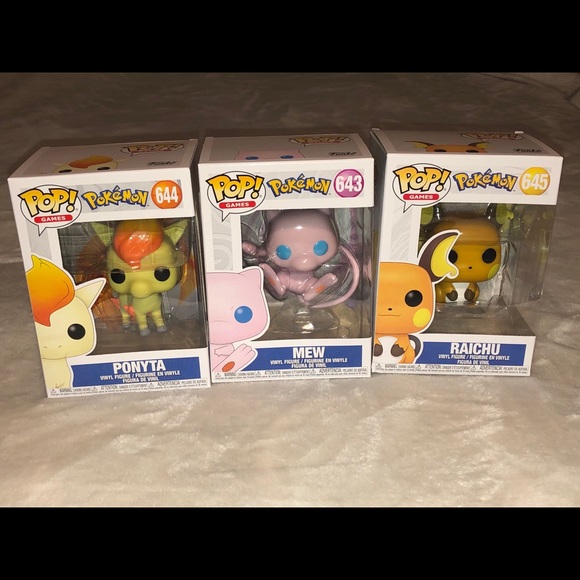 Pokémon Pop funko mew raichu ponyta 643 644 645 - Picture 2 of 7